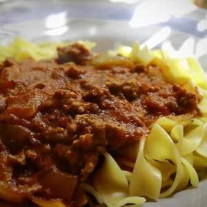 ספגטי ברוטב בולונז